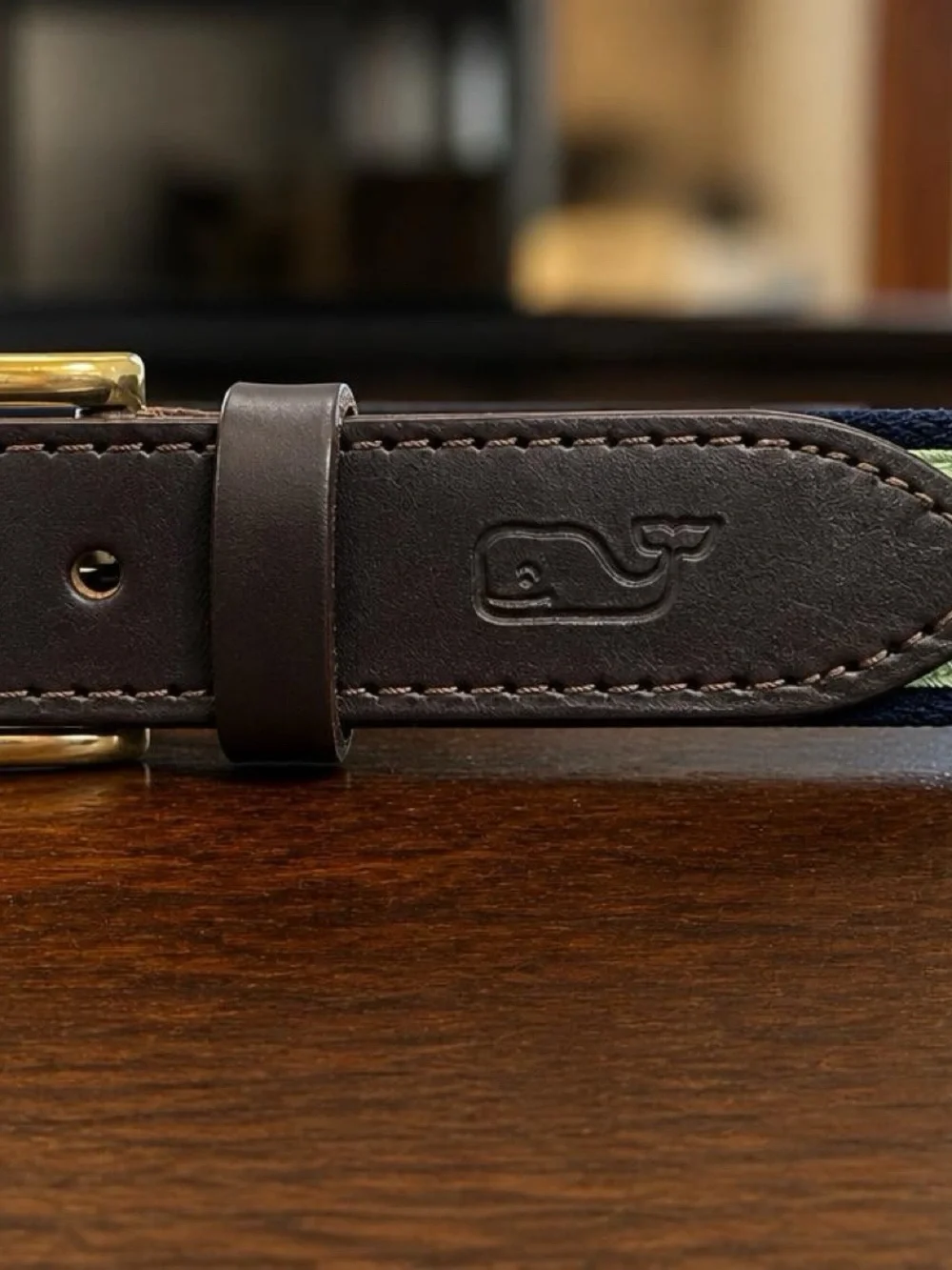 NWT Vineyard Vines Inverness Club Toledo Ohio Ribbon Belt Size 36